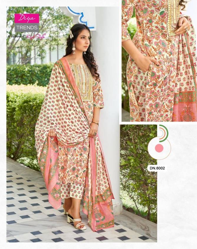 Odhani Vol 6 By Diya Trends Readymade Cotton Salwar Suits
